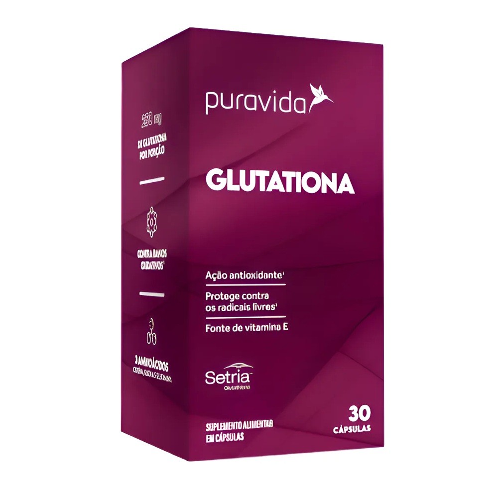 Glutationa - Puravida 30 cápsulas
