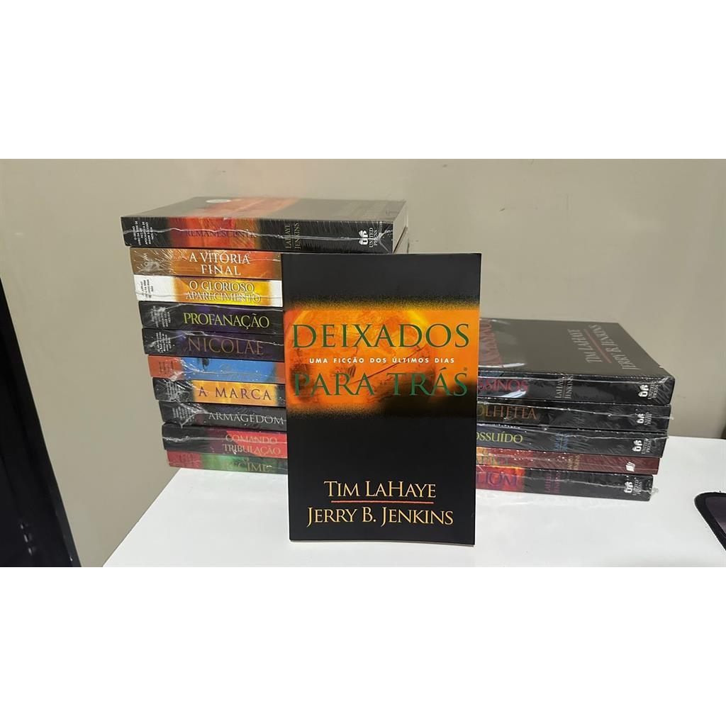 Coleção em 13  volumes Deixados para trás autor Tim La Haye - Jerry B Jenkins