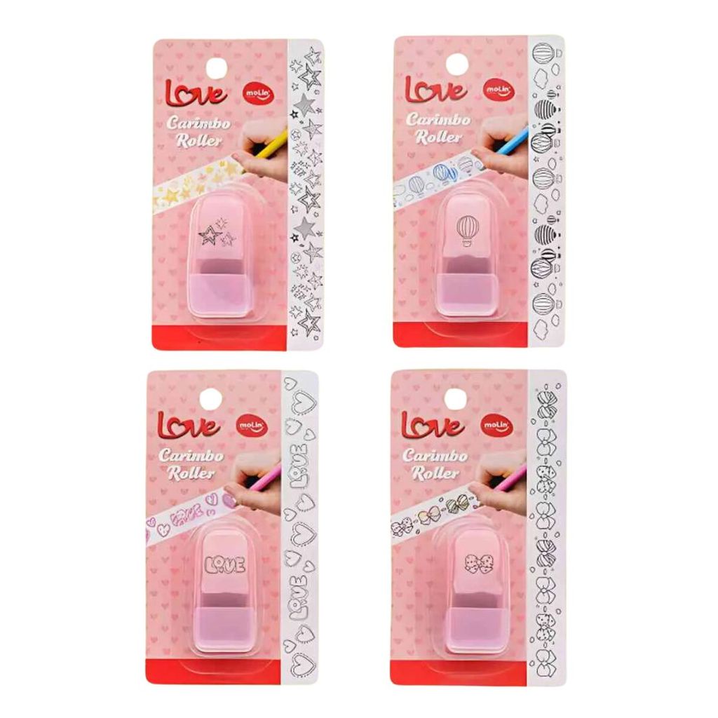 Carimbo Roller Decorativo moLin em Oferta na Shopee