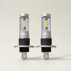 Par Lâmpada H1 Led,18w 12v/24v 6.500k, Branco, Prova D'água H1 Branco Branco-frio