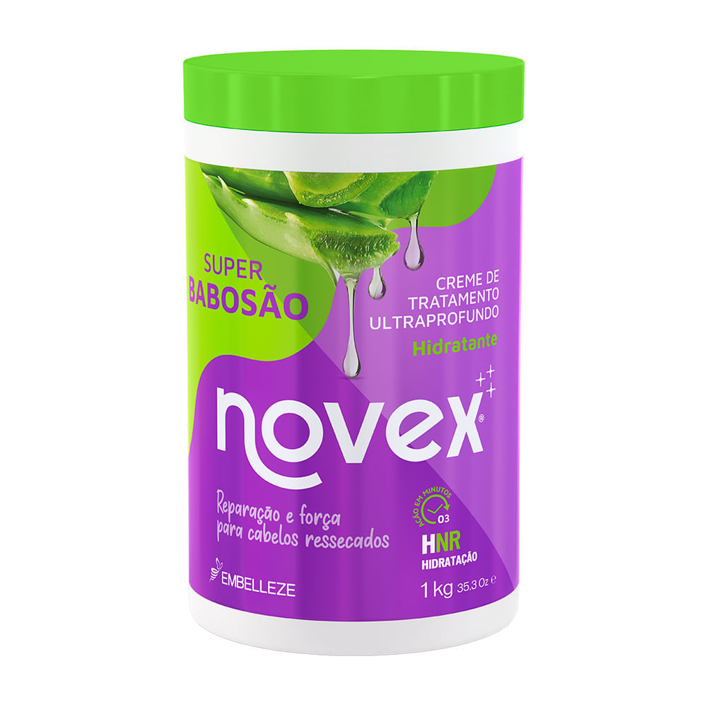 Creme de Tratamento Novex Super Babosão Hidratação 1Kg em Oferta na Shopee