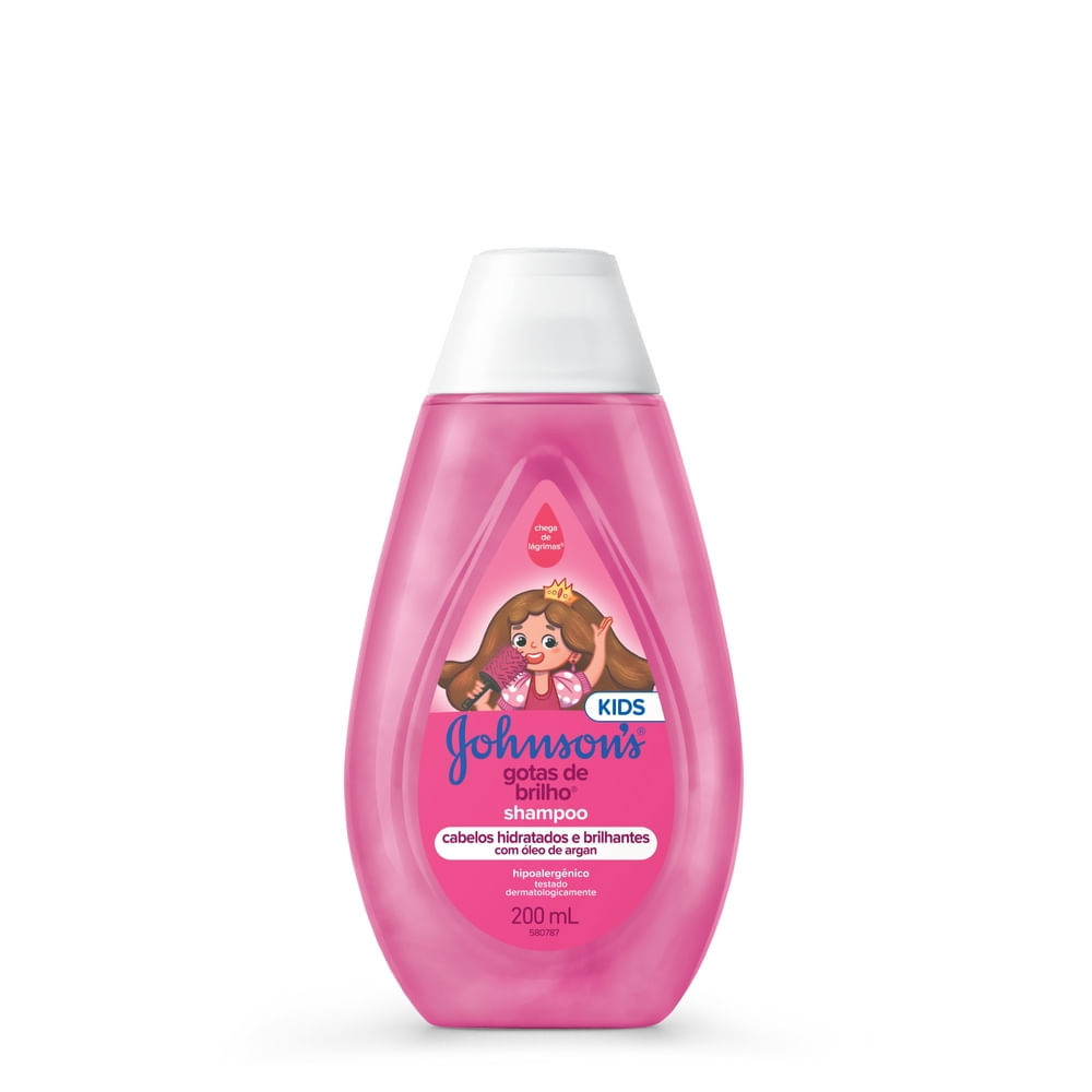 Shampoo Hidratante Infantil Johnson'S Kids Gotas de Brilho 200ml em Oferta na Shopee