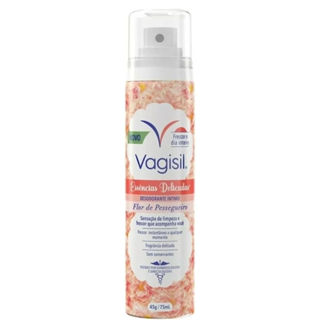 Desodorante Spray Íntimo Vagisil Flor de Pessegueiro - 75ml em Oferta na Shopee