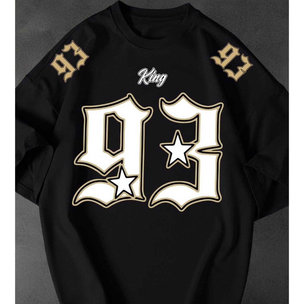 Camisetão Feminina King 93 Estampa Streetwear Oversized Estilosa Urbana 100% Algodão Camiseta Tshirt confortavel, casual