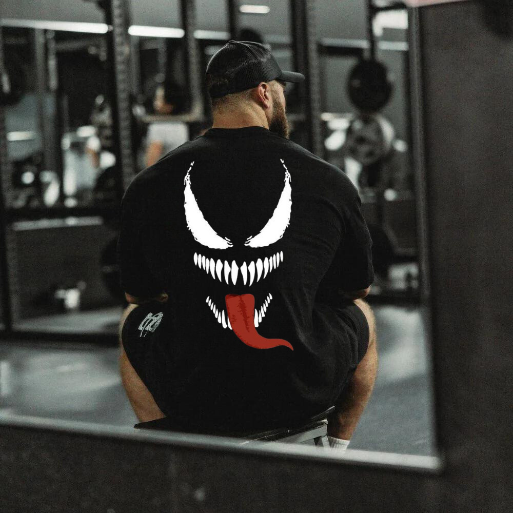 Camisa Oversized Grande Venom Academia Varias Estampas Fit Camisa 100% Algodão Lançamento confortavel, casual.