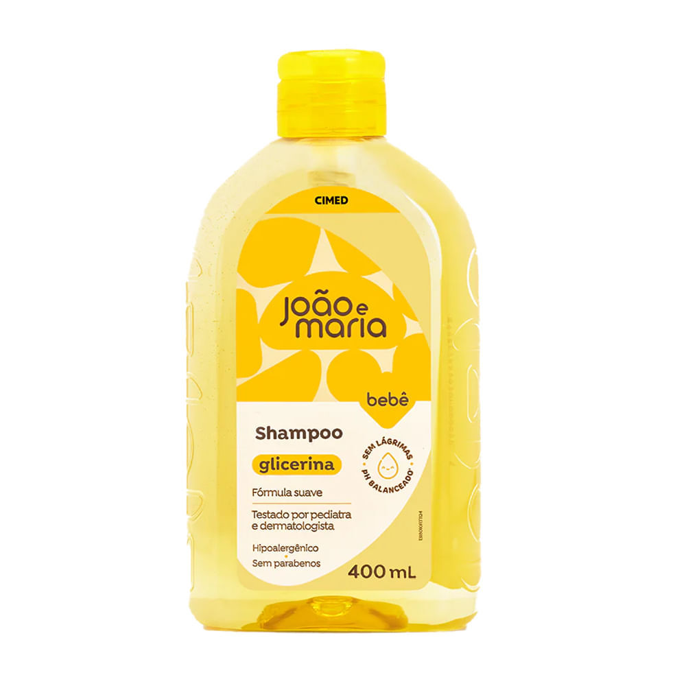 Shampoo João E Maria Glicerinado 400ml em Oferta na Shopee