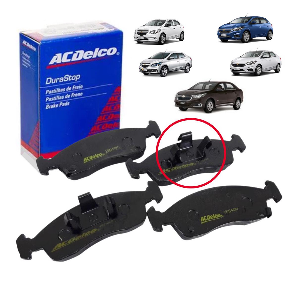 Jogo Pastilhas Freio Dianteiro Onix Prisma 2013/2019 Cobalt 2017/2020 Original Acdelco em Oferta na Shopee