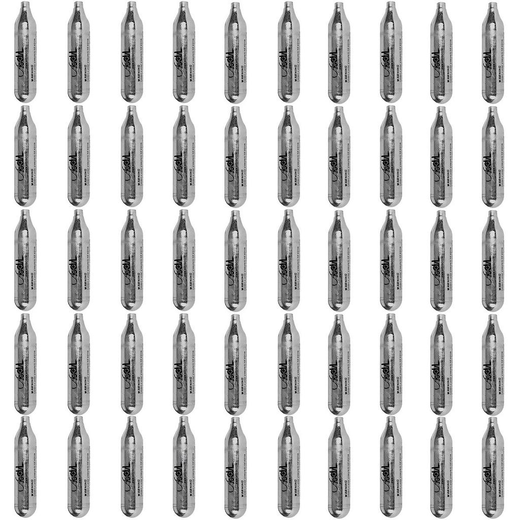 Kit 50 Cilindro Co2 Pistola Airsoft 12gr Sem Rosca 3/8 em Oferta na Shopee