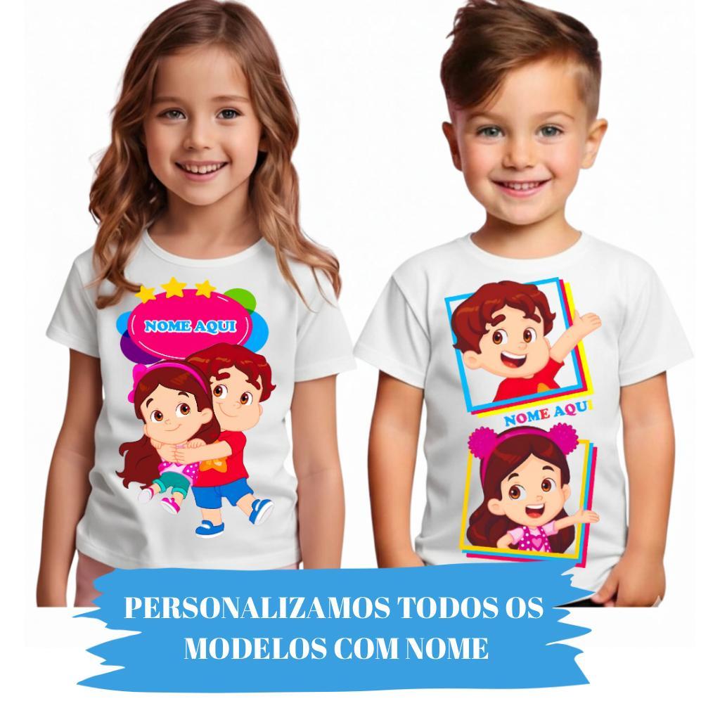 Camiseta Camisa T-shirt Blusa Unissex Infantil Maria Clara e JP