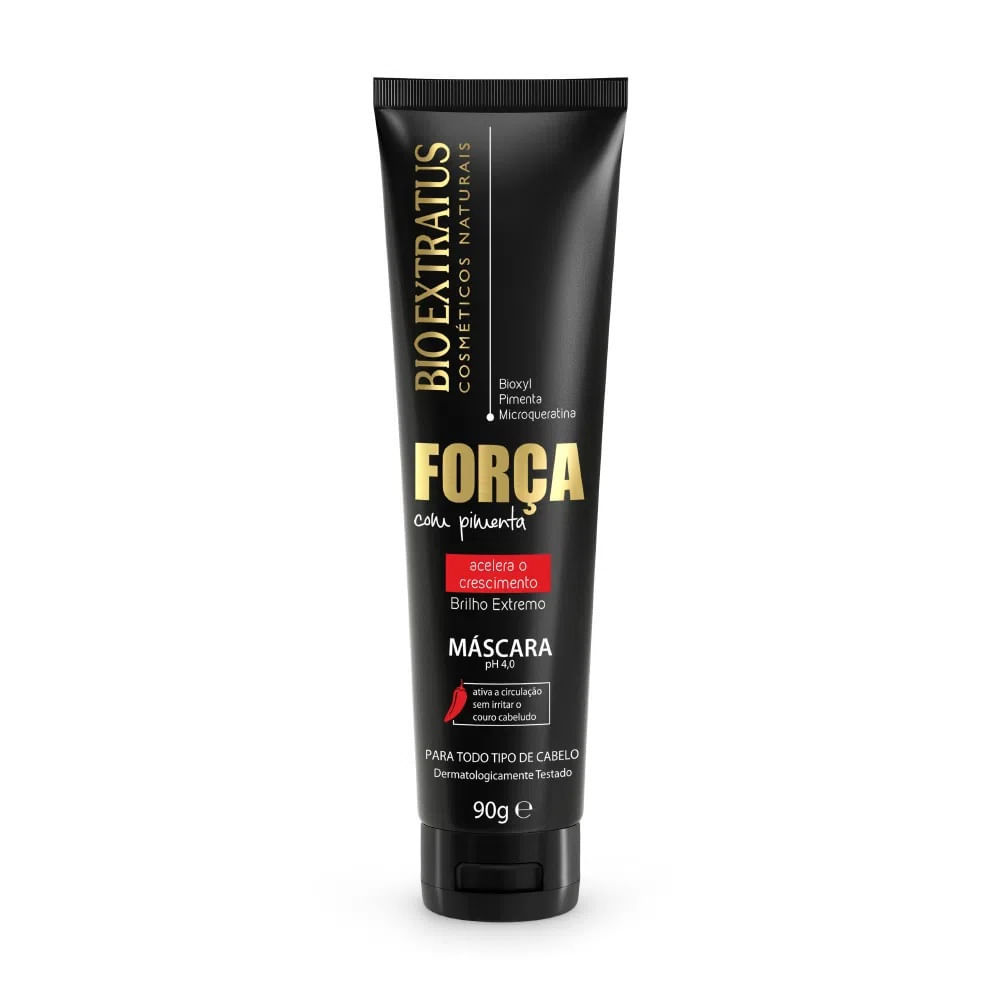 Máscara Capilar Bio Extratus Força Com Pimenta 90g em Oferta na Shopee