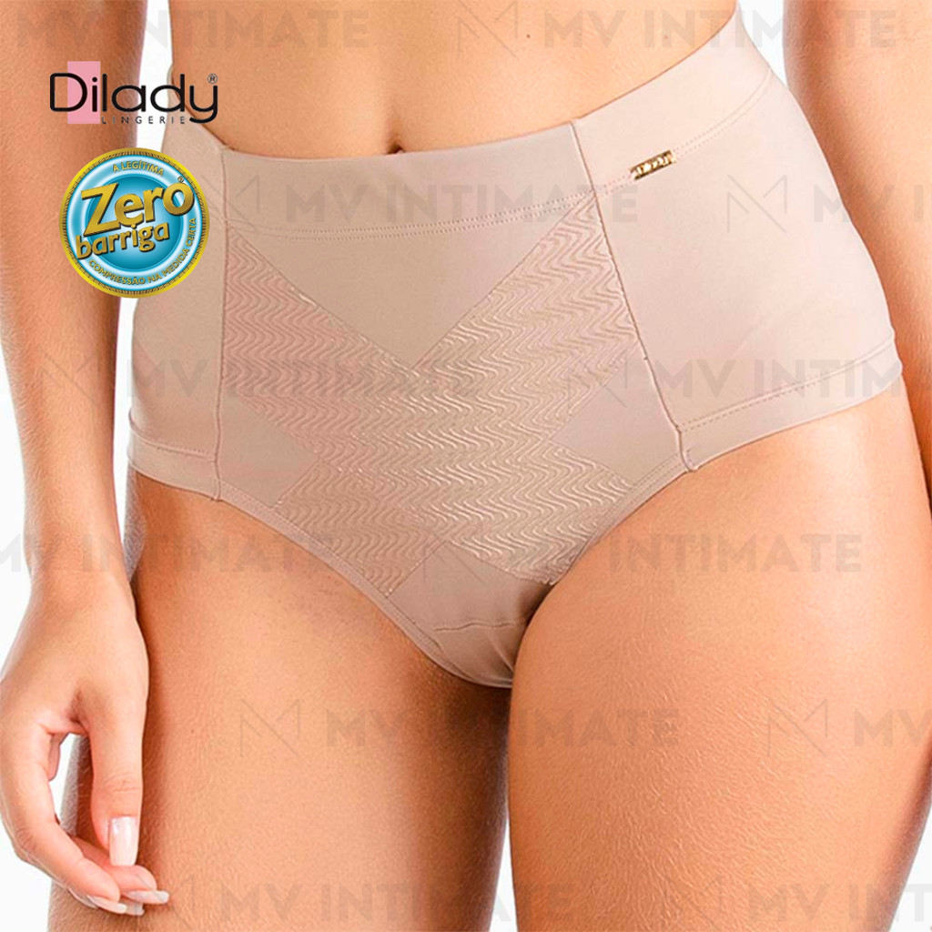 Calcinha Tanga Cinta Modeladora Zero Barriga Dilady 315221 em Oferta na Shopee