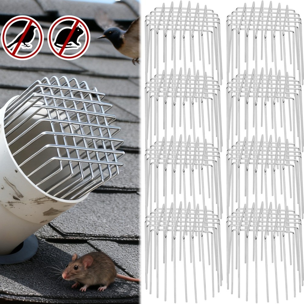 Rede De Piso De Telhado De Aço Inoxidável Capa Varanda Drenagem Anti-Bloqueio Tampa De Malha Jardim Porão Pássaro Mouse 