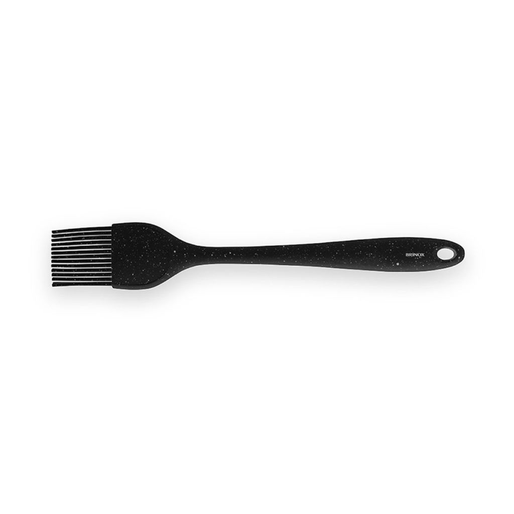 Pincel de Silicone Brinox 28cm Flex Preto