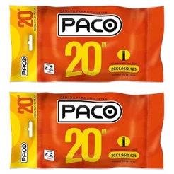 Par Camara De Ar Bicicleta Aro 20 Paco Bike Bmx Cross Mtb