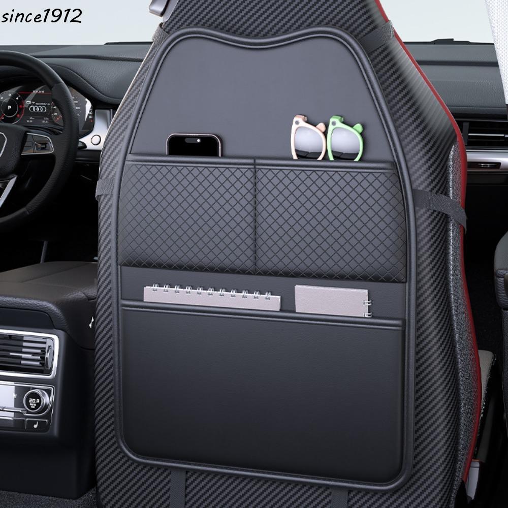 Capa De Proteção Para Assento De Carro SINCE , PU Com Bolsos Almofada À Prova De Chute , D'água