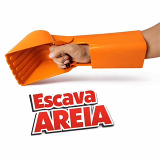 Pá de Areia Escavadora Infantil Praia Brinquedo Criativo Educativo