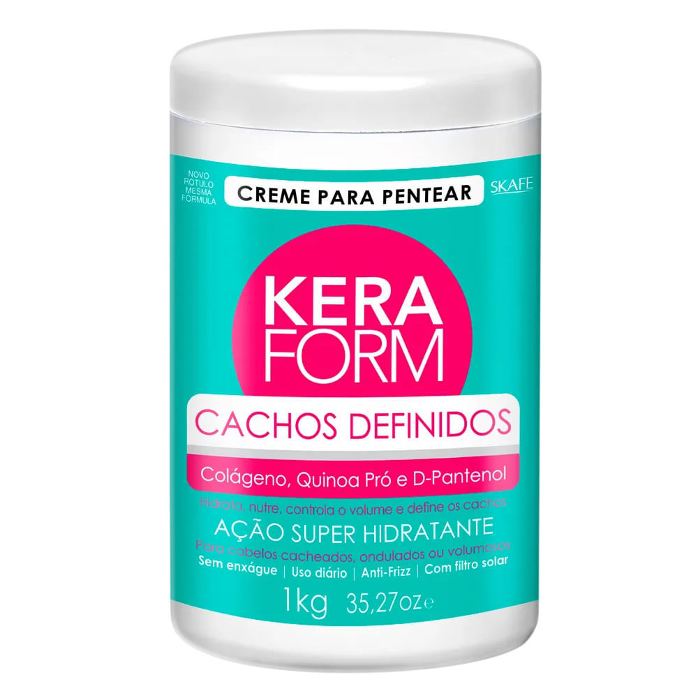Creme de Pentear Skafe Kera Form Cachos Definidos 1Kg em Oferta na Shopee