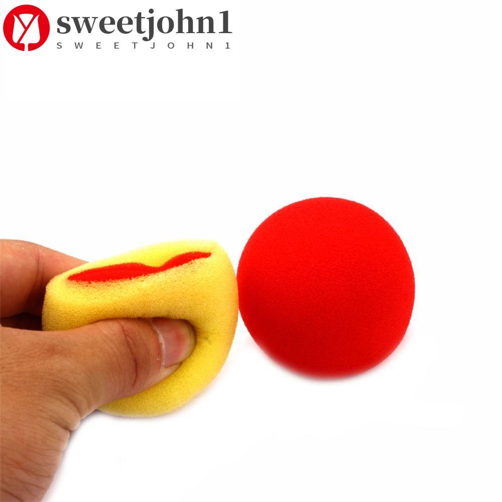 SWEETJOHN1 Mudança De Cor Esponja Bola Adereços Mágicos Acessórios Vermelha Truques Mágica