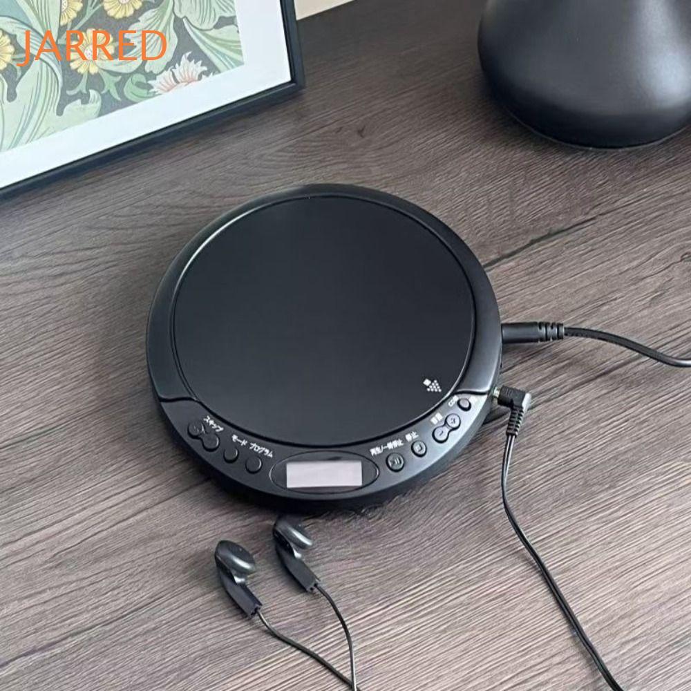 Leitor De CD Portátil JARRED , Reprodutor Bluetooth Com Porta USB De Som De Alta Qualidade , Tela LCD Walkman Player