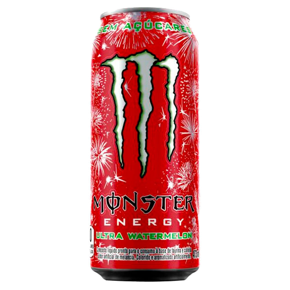 Energético Monster Ultra Melancia Zero Açúcar 473ml em Oferta na Shopee