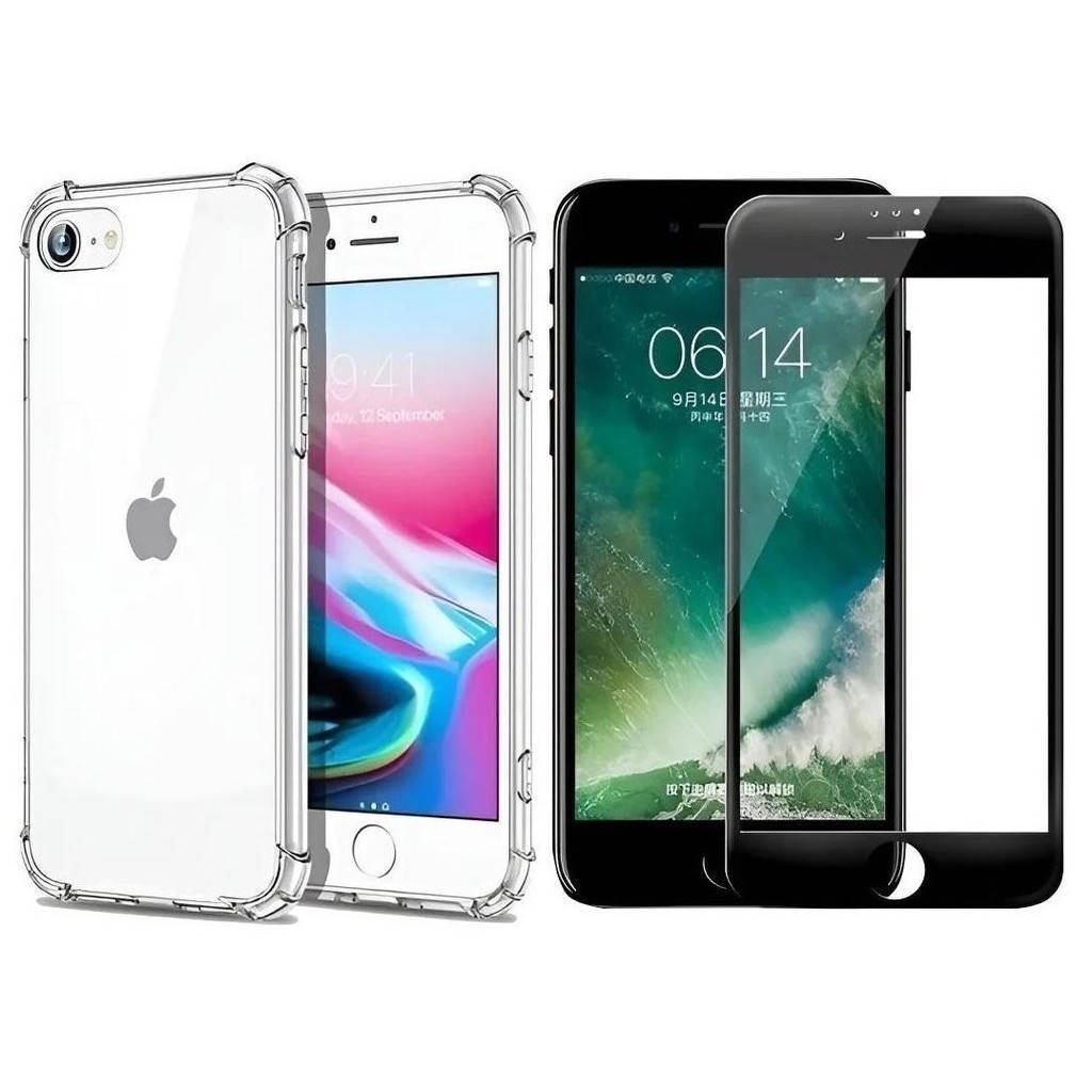  Película e Capa Capinha IPhone 8/SE 2022/SE3 em Oferta na Shopee