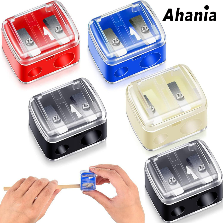 Kit com 4/8/12 Peças Apontador de Lápis - Apontador Duplo Para Lapis Sobrancelha