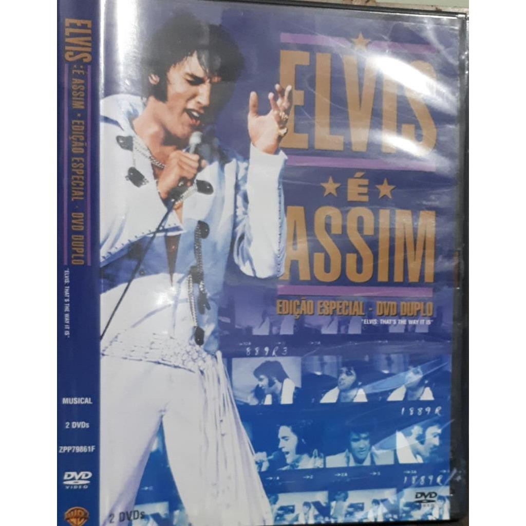 DVD ELVIS É ASSIM - Edição especial dvd duplo musical direção