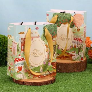 100 SACOLA PÁSCOA MINI 16X13X7CM VILA ENCANTADA 5718 ( PASCOA JANGO 2026 ) em Oferta na Shopee