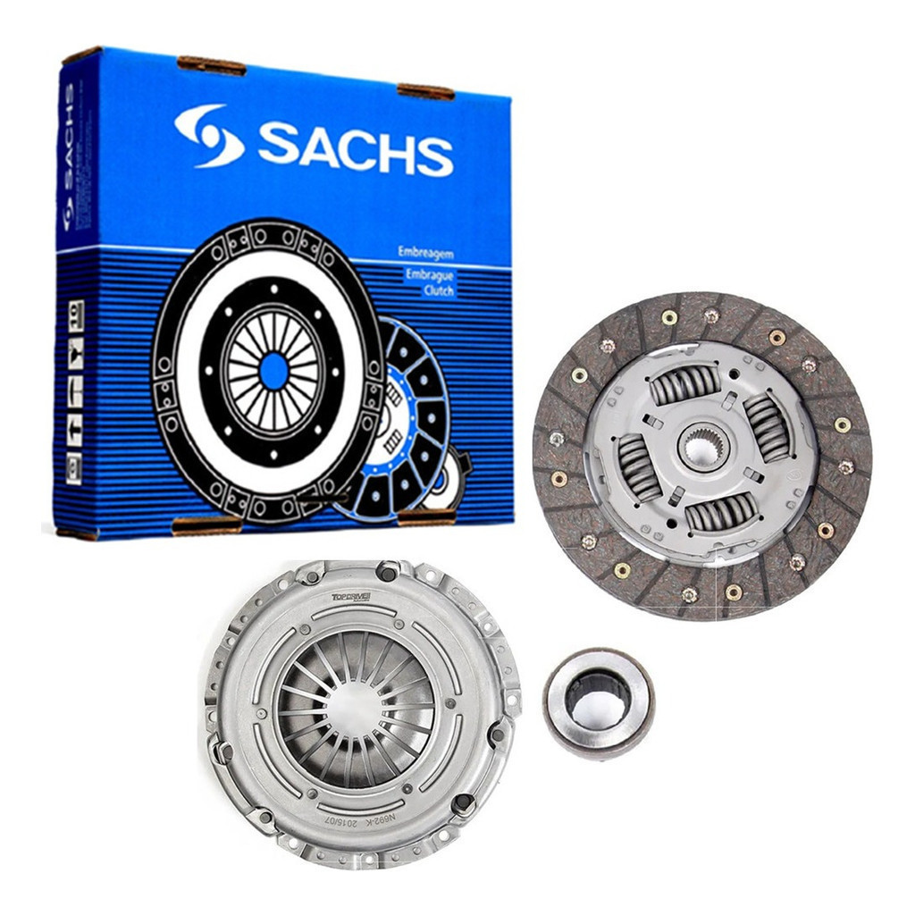 novo Kit Embreagem Gol Voyage G5 Golf Fox Polo 1.6 Ea111 - Sachs NOVO ORIGINAL com garantia nf