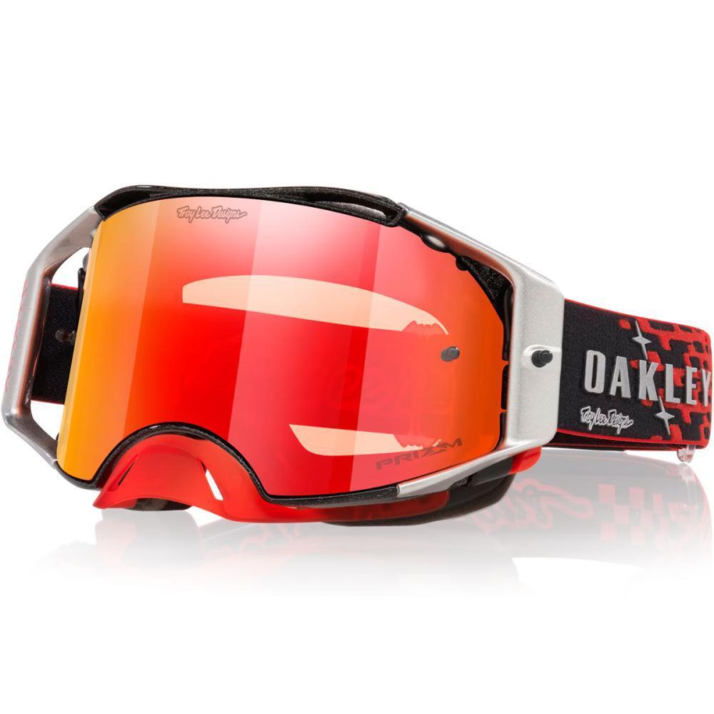 Óculos Oakley Airbrake Troy Lee Designs Black Holo/Prizm Torch Iridium