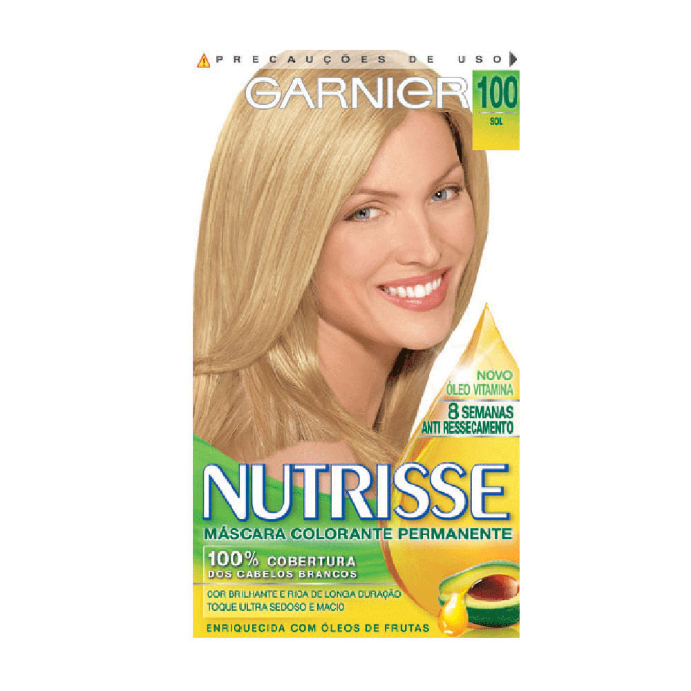 Tintura Creme Nutrisse Garnier Sol 100 Kit em Oferta na Shopee