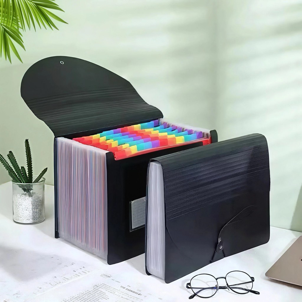 Pasta Sanfonada Arquivo A4 Expansível 25 Divisória Organizadora Para Documentos Papel A4 em Oferta na Shopee