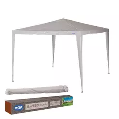 Tenda Praia Gazebo 3x3m Rafia Com Bolsa De Transporte Mor