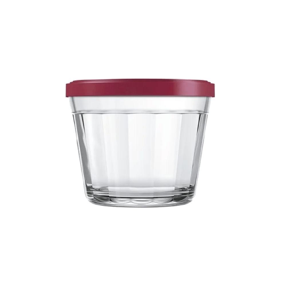 Tigela de Vidro Nadir Americano 150ml, com Tampa, Sortido - 4210