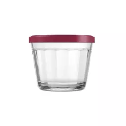 Tigela de Vidro Nadir Americano 150ml, com Tampa, Sortido - 4210