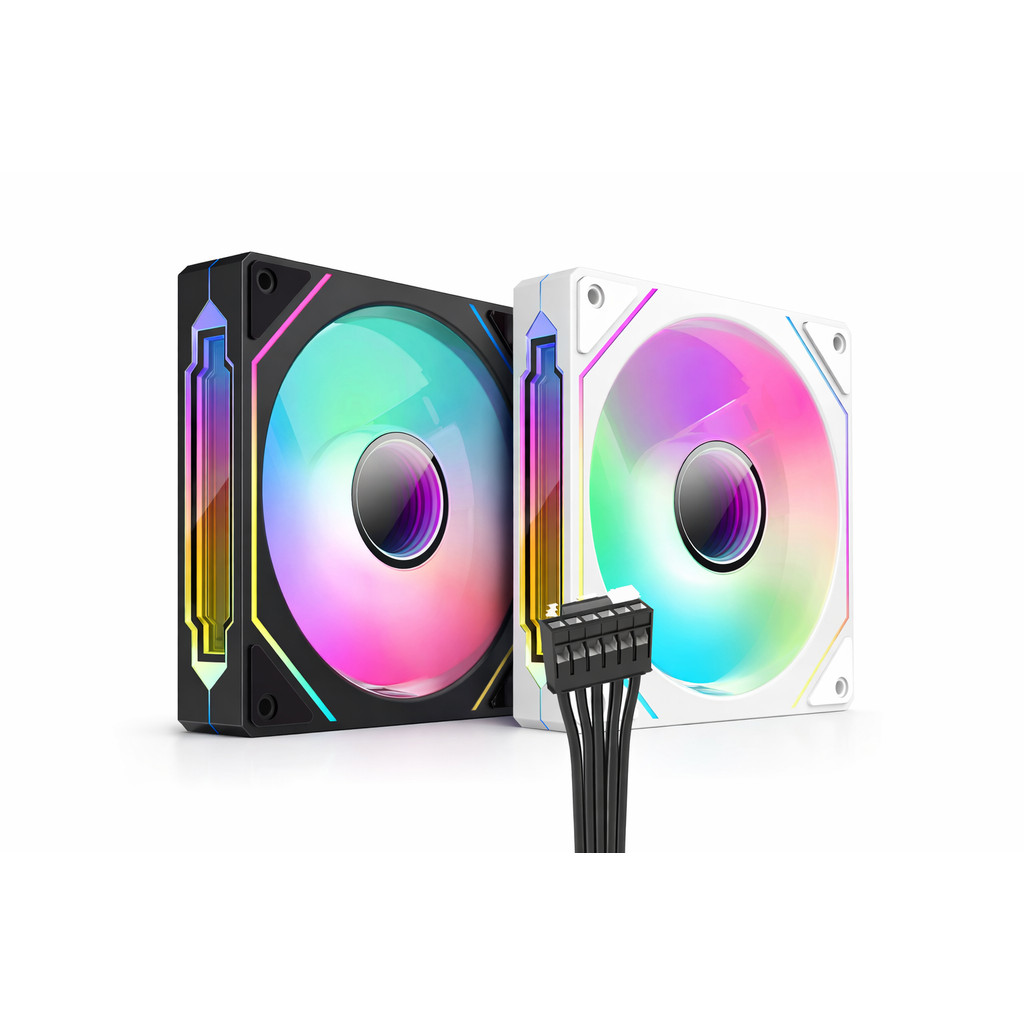 Fan RGB Ventoinha DELTA-C1261 6 Pin Máx 1700RPM 120mm Gamer PC Computador Refrigeraçao anti Ruido