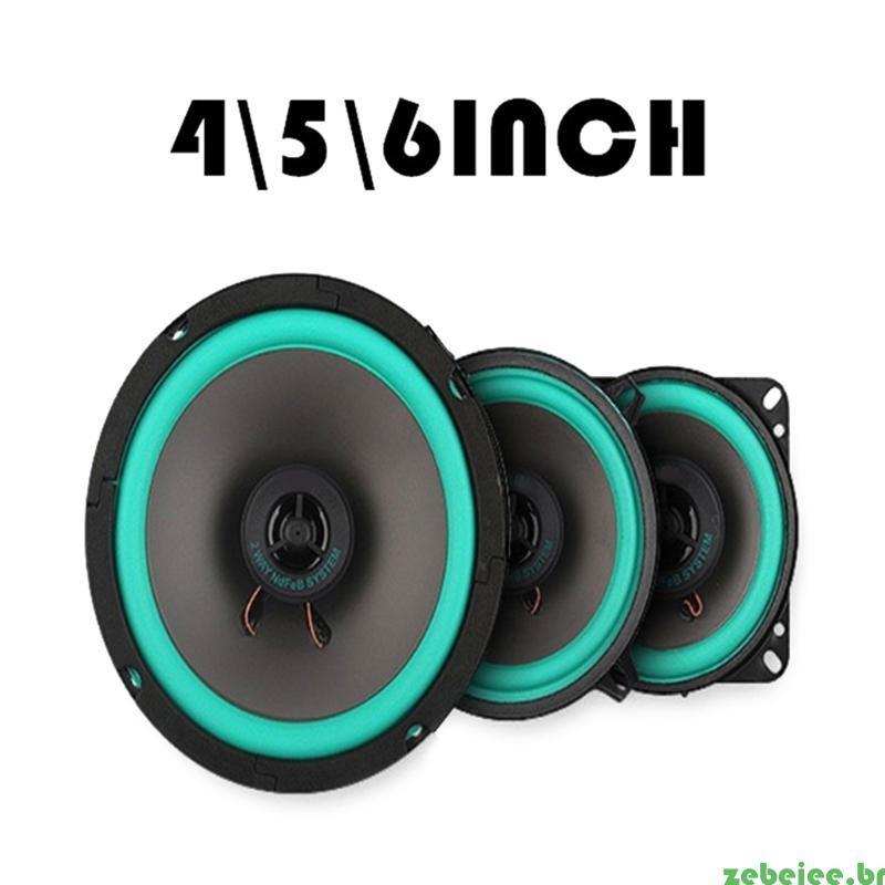 zebeiee Alto-Falante Coaxial HiFi Painel Do Veículo Buzina Musical Para Carro