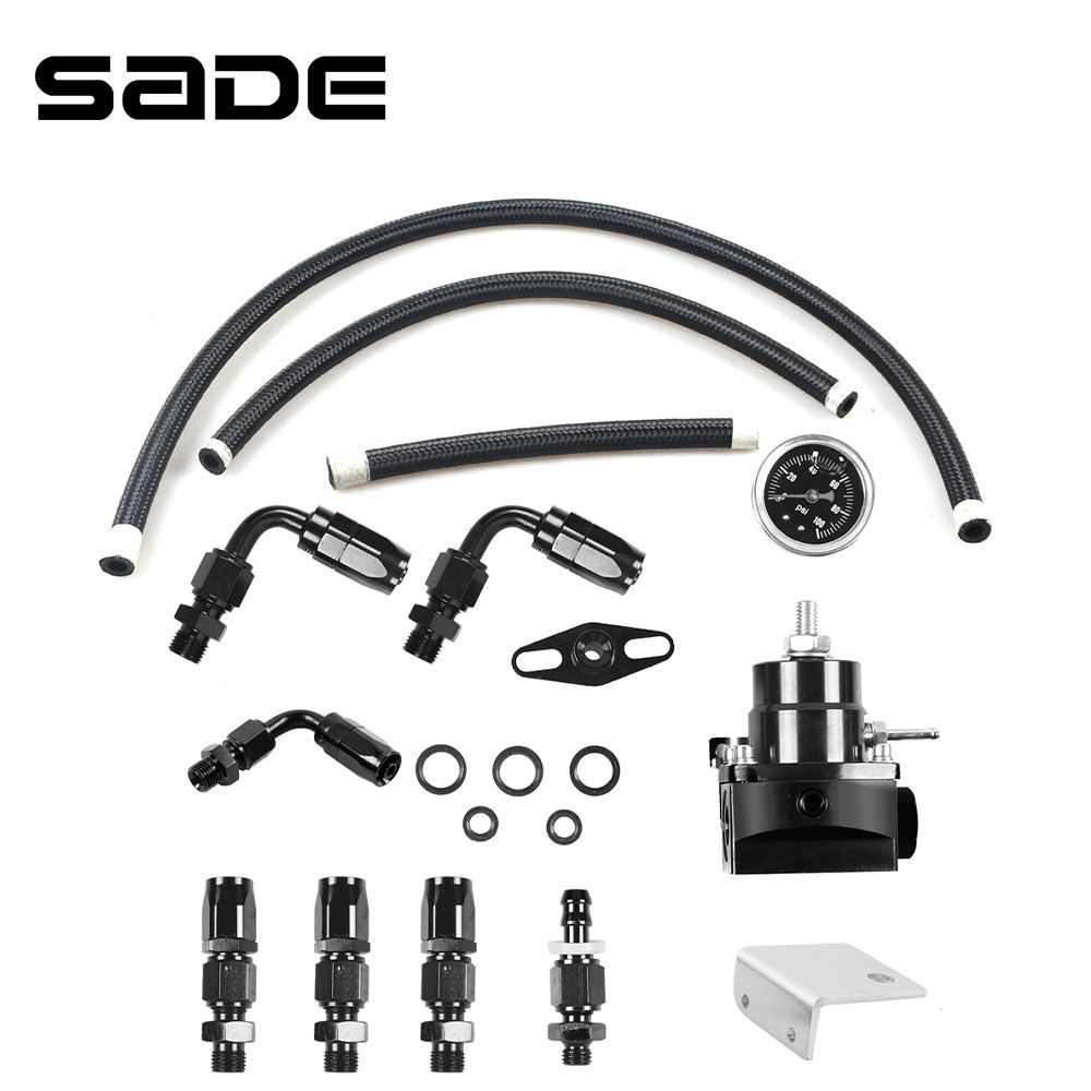 SADE AN6 Encaixe 100psi Medidor Universal Ajustável FPR EFI Regulador De Pressão Combustível Para 7MGTE MKIII Com Acessó