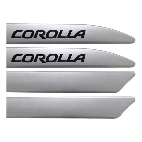Friso Lateral Novo Corolla 2016 2017 2018 Prata Super Nova
