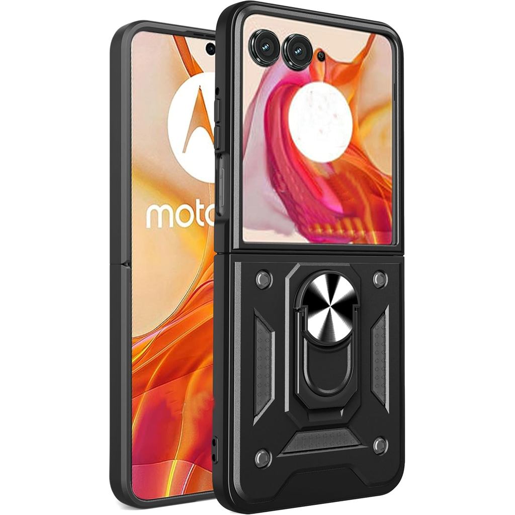 Capa Case Motorola Razr 60 Ultra (Tela 7) Shield Slider Dupla Camada Com Stand e
