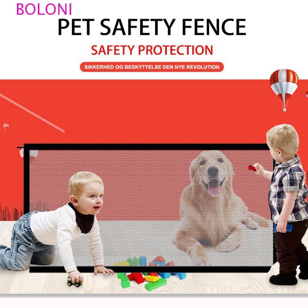 BOLONI Pet Gate Safety Handy Mesh Cerca De Proteção Interna E Externa Cercas De Barreira Infantil Duráveis