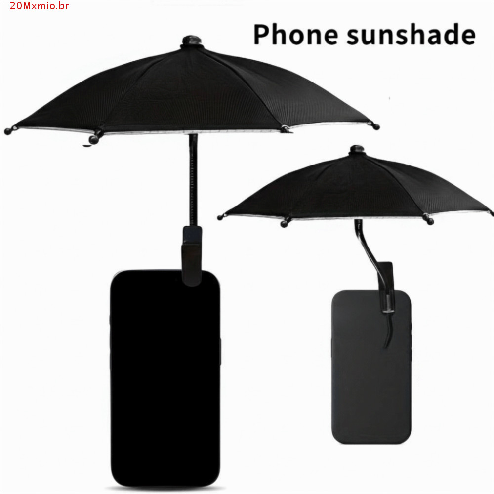 MXMIOB Guarda-Sol Para Celular Carro , Chuva Anti-Reflexo Com Design Dobrável , Abrigo Da