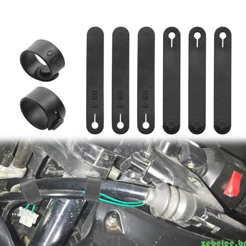 Abraçadeiras Silicone Reutilizáveis Zebeiee Motocicletas Ebikes Resistência À Temperatura Até 500 ° F Ferramenta