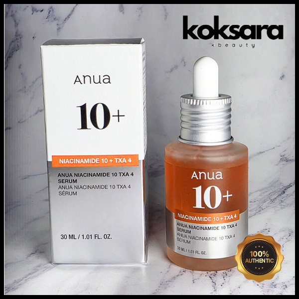 ANUA Niacinamida 10 Ácido Tranexâmico 4% Essência Ilumina o Tom da Pele Hidratante Reparação Líquido Facial 30ml