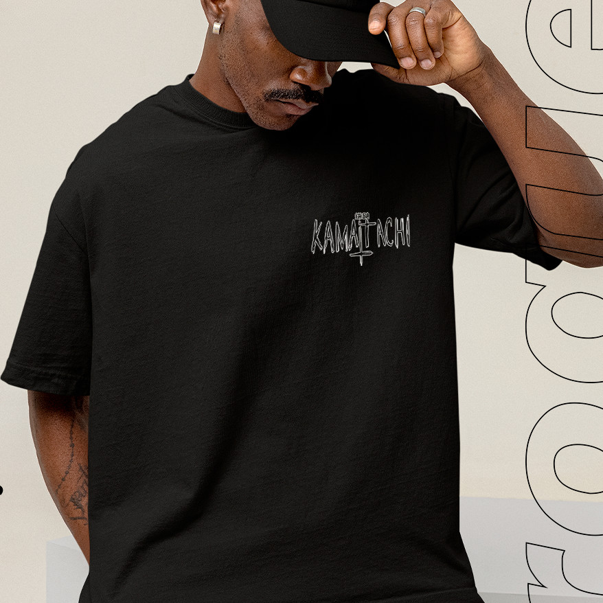 Detalhes do [Camiseta Premium em Algodão Puro]GXG Camiseta Básica e Oversized Algodão Cantor Indie Brasileiro Kamaitachi Konai Álbum