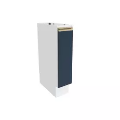 Nicho Porta Condimentos Celeste Kappesberg 100% MDF Branco/Azul 20cm