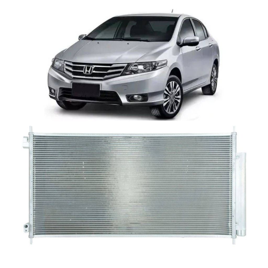 CONDENSADOR HONDA CITY 2009/2014 ORIGINAL DENSO 80110TM6M01 160BC4477404890RC CD FILIAL PR