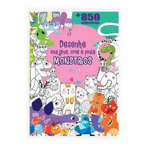 Desenhe, imagine, crie e pinte monstros