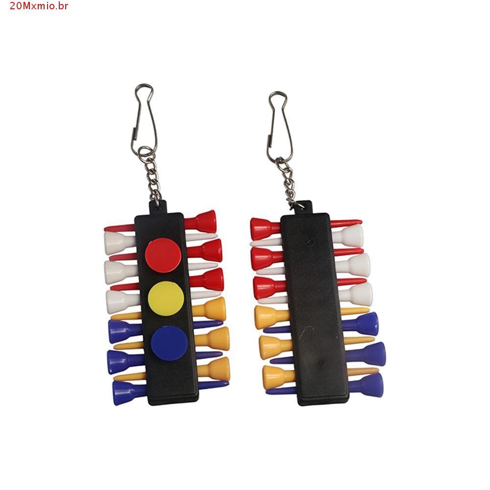 MXMIOB Suporte Para Camiseta De Golfe Portátil Com Chaveiro 12 Camisetas De 3 Marcadores De Bola De Plástico Amantes