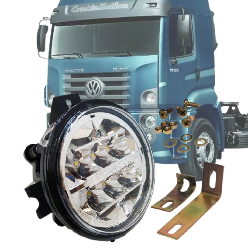 Farol Milha Led Caminhão Vw Constellation 13180 19320 24250